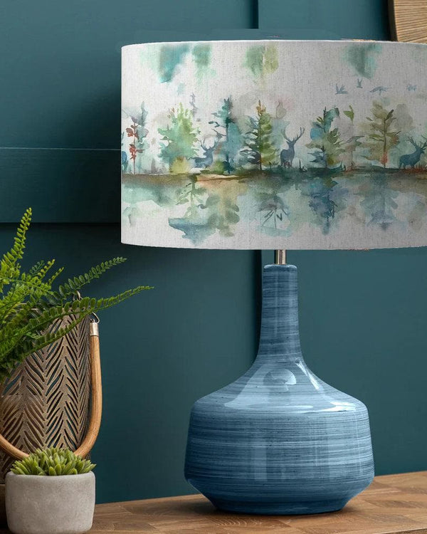 Voyage Maison ERIS & WILDERNESS EVA COMPLETE TABLE LAMP COBALT/TEAL BUNDLE