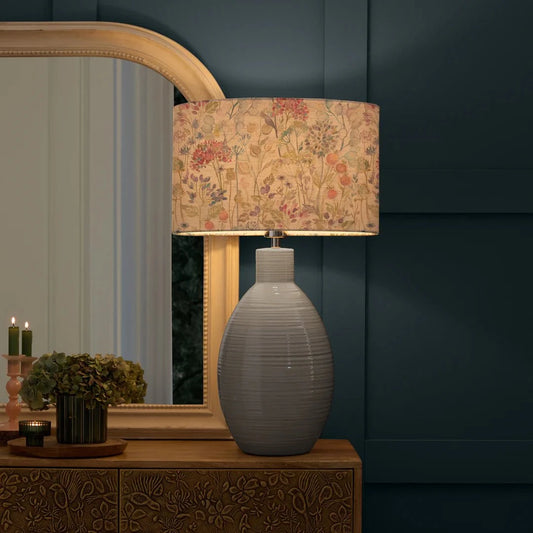 Hazelwood Interiors Voyage Maison Hedgerow Eva & Epona Complete Table Lamp Duck/Linen