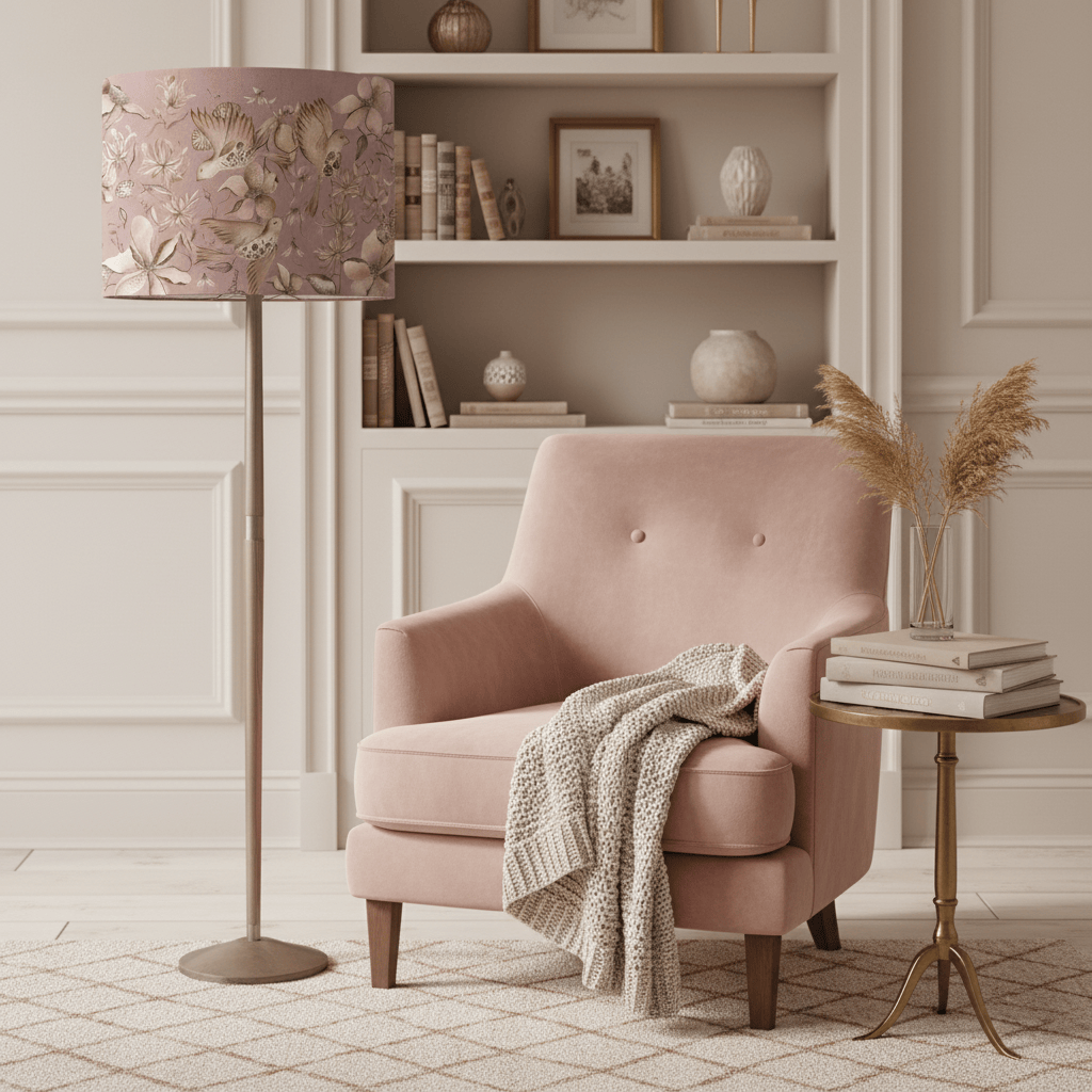 Hazelwood Interiors Voyage Maison Lamp Bundle SOLENSIS & FLOLLA COMPLETED FLOOR LAMP BUNDLE IN VIOLA by Voyage Maison