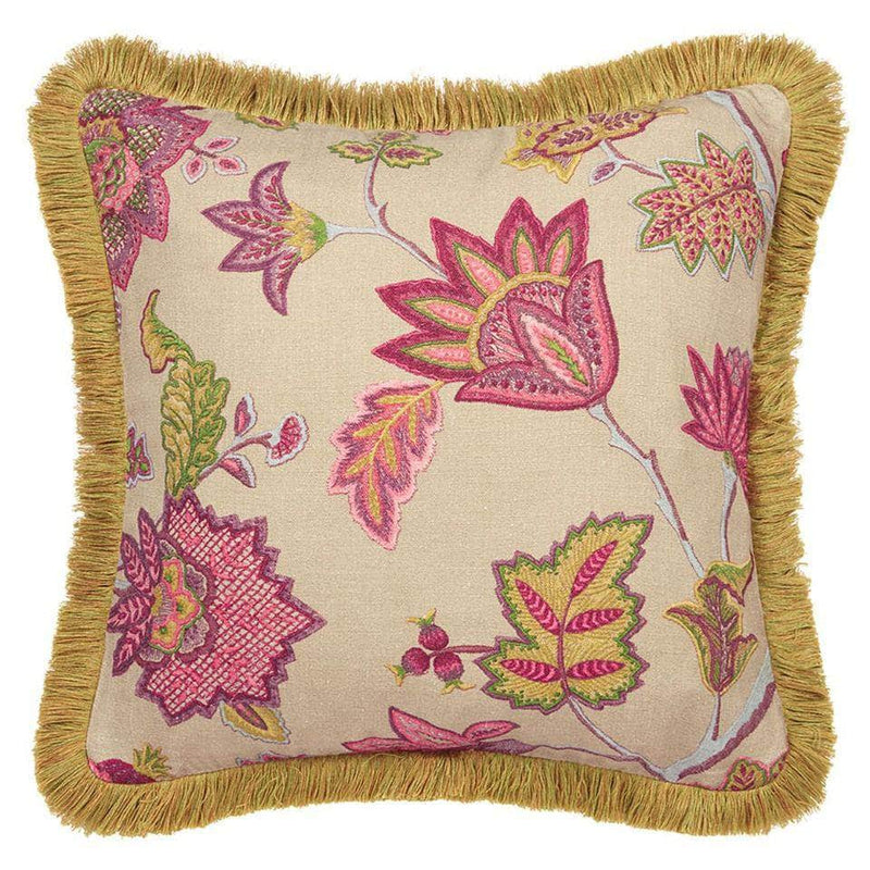 ILIV Chanderi Cushion Cerise