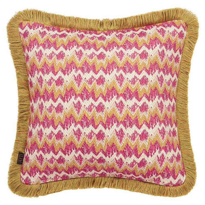 ILIV Chanderi Cushion Cerise