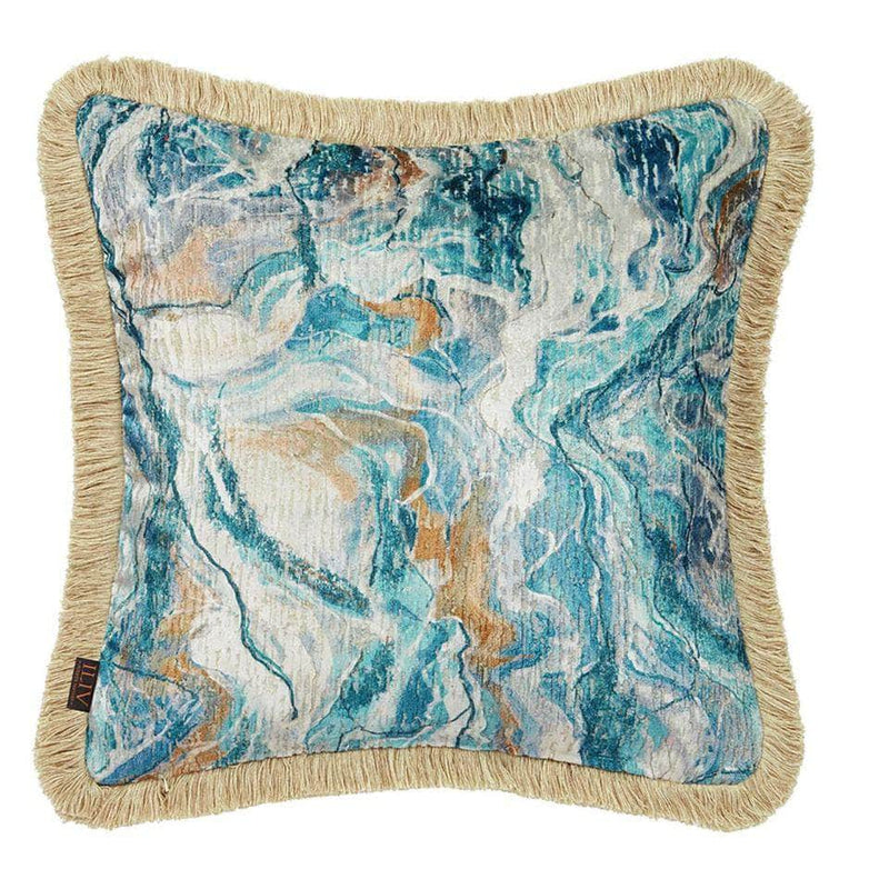 ILIV Illusion Moonlight Cushion | Abstract Jacquard & Velvet