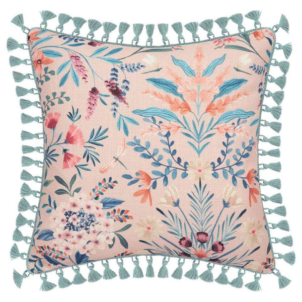 ILIV Jardine Rosa Cushion | Watercolour Floral Velvet