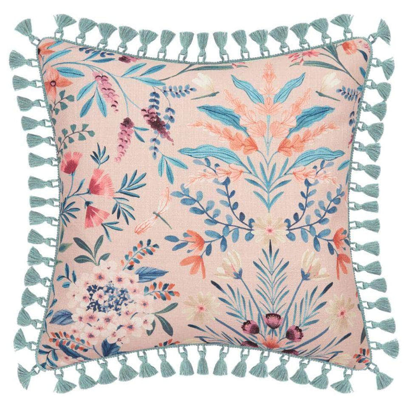 ILIV Jardine Rosa Cushion | Watercolour Floral Velvet