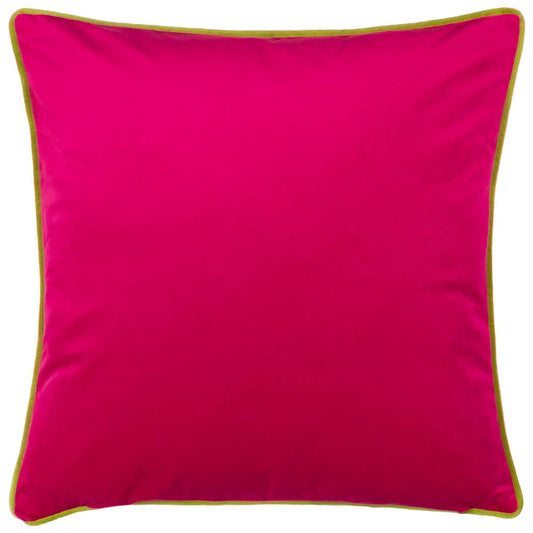 Kate Merritt Designs (Riva Home) Kate Merritt Cushion Exotic Canopy Illustrated Cushion in Coral Pink
