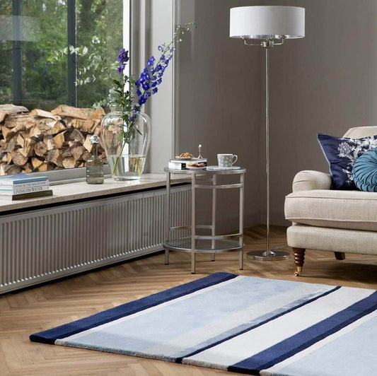 Laura Ashley (Brink & Campman) Designer Rugs Laura Ashley Eaton Pure New Wool/Viscose Rug (available in 2 colours) by Brink & Campman