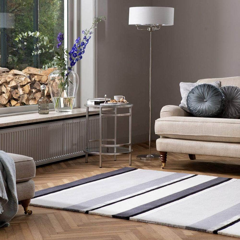 Laura Ashley (Brink & Campman) Designer Rugs Laura Ashley Eaton Pure New Wool/Viscose Rug (available in 2 colours) by Brink & Campman