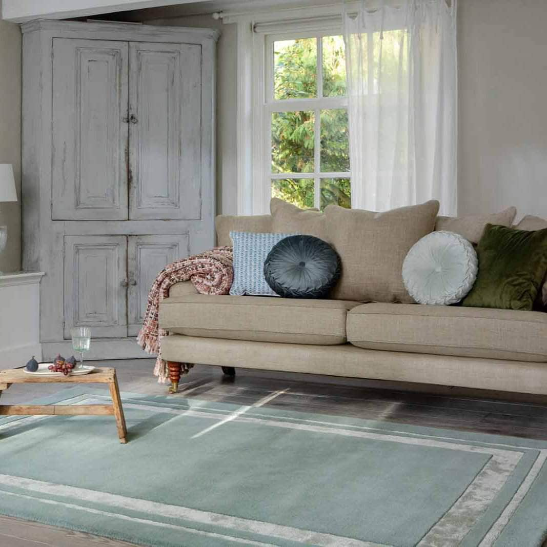 Laura Ashley (Brink & Campman) Designer Rugs Laura Ashley Redbrook Pure New Wool/Viscose Rug (available in 4 colours) by Brink & Campman