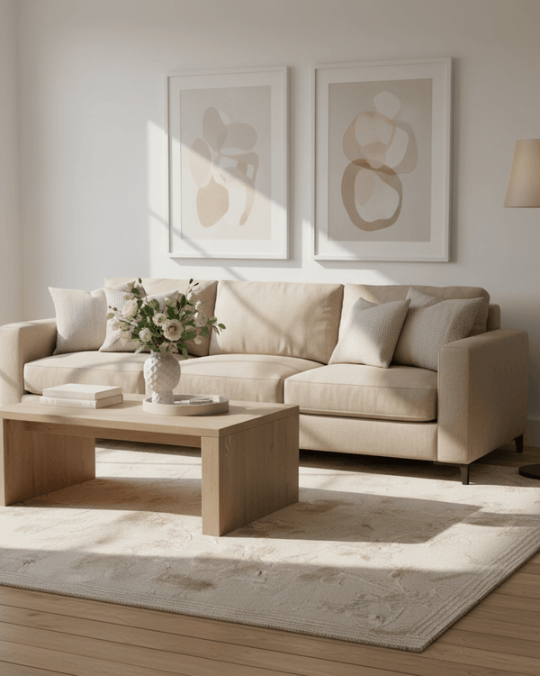 LAURA ASHLEY RYE NATURAL AREA RUG  by Brink & Campman