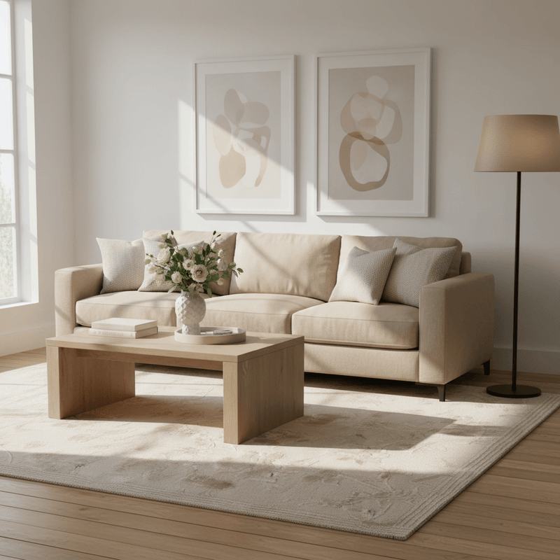 LAURA ASHLEY RYE NATURAL AREA RUG  by Brink & Campman