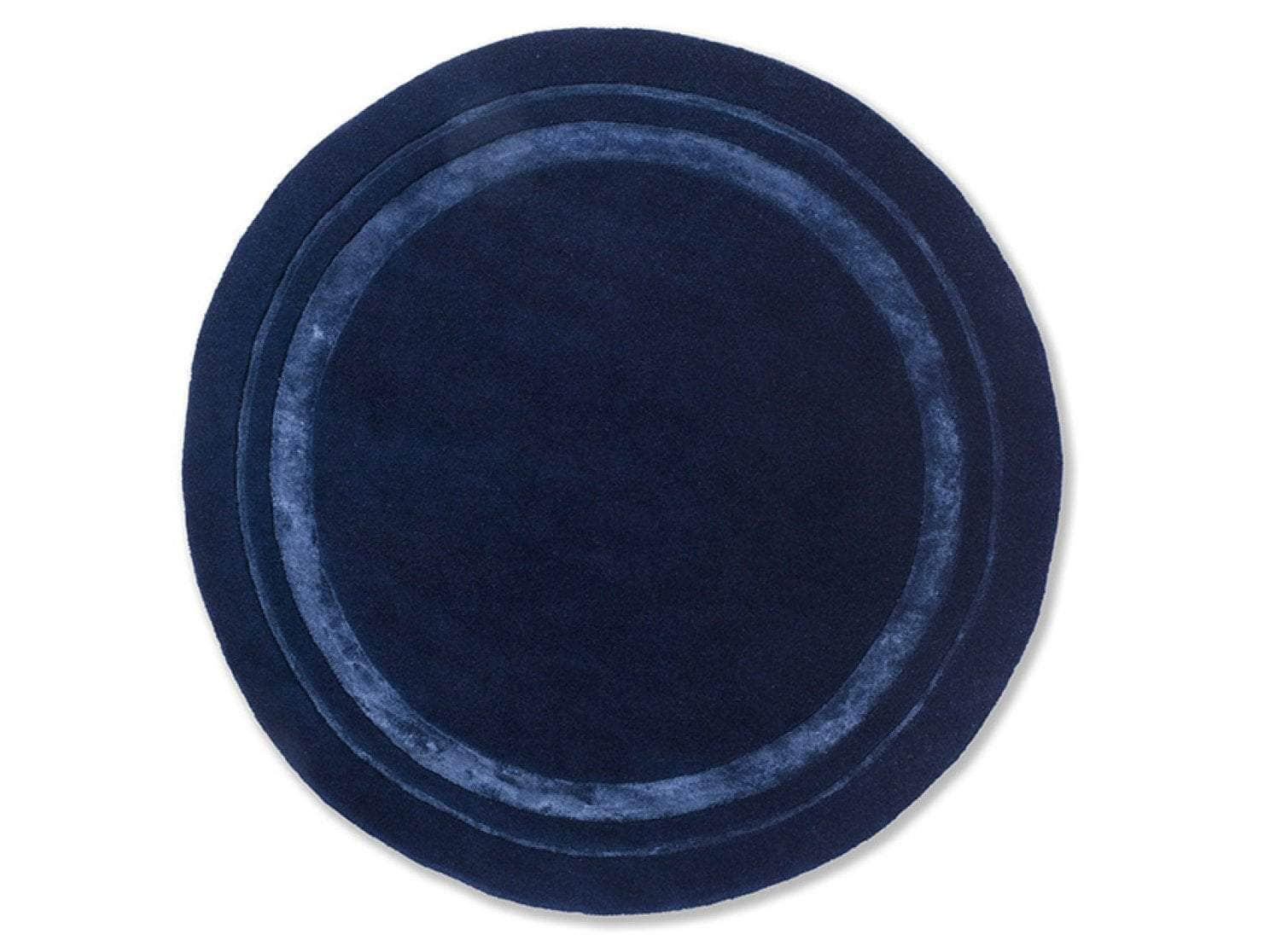 Laura Ashley (Brink & Campman) Designer Rugs ROUND 150cm / Midnight Laura Ashley Redbrook Pure New Wool/Viscose Rug (available in 4 colours) by Brink & Campman