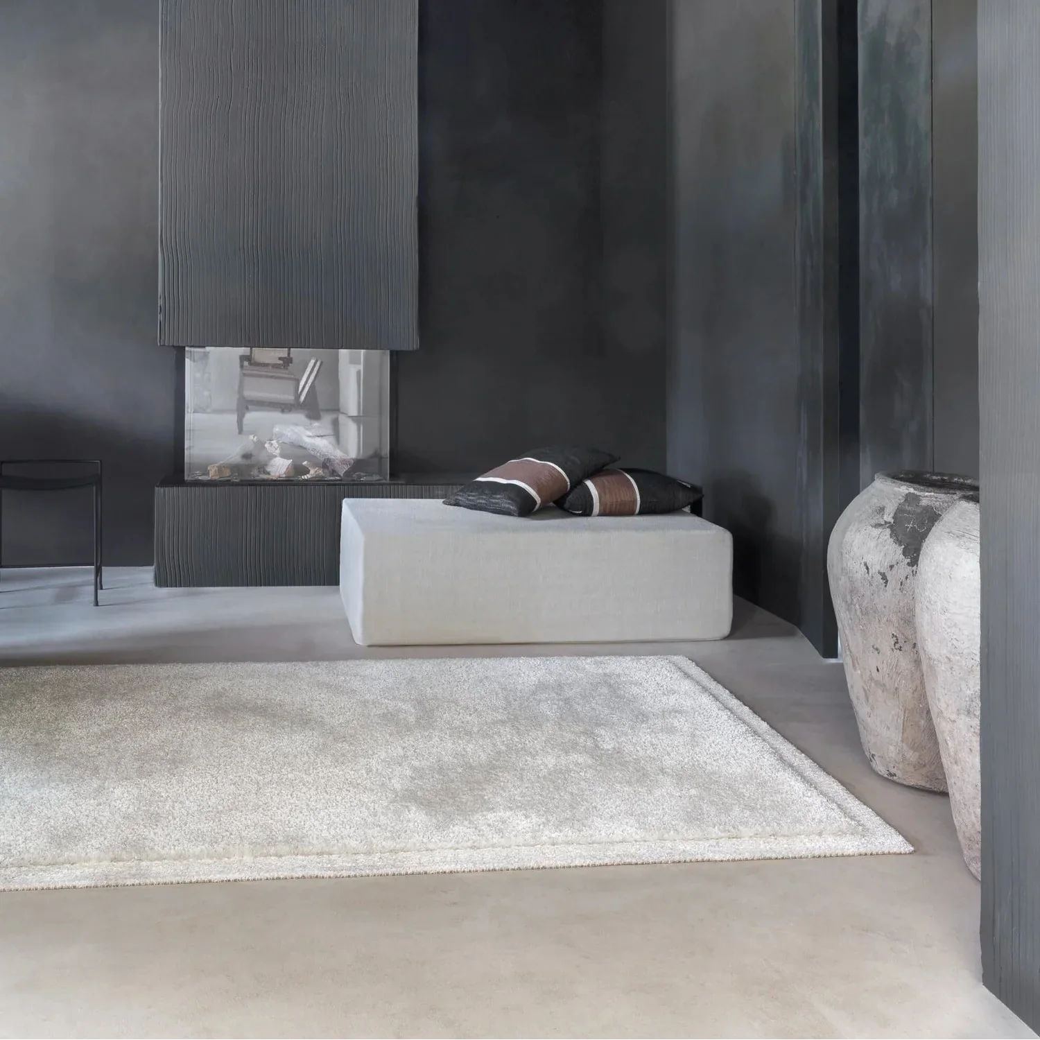 Ligne Pure Designer Rugs Beige / 160x240cm CLOUD RUG  by Ligne Pure.