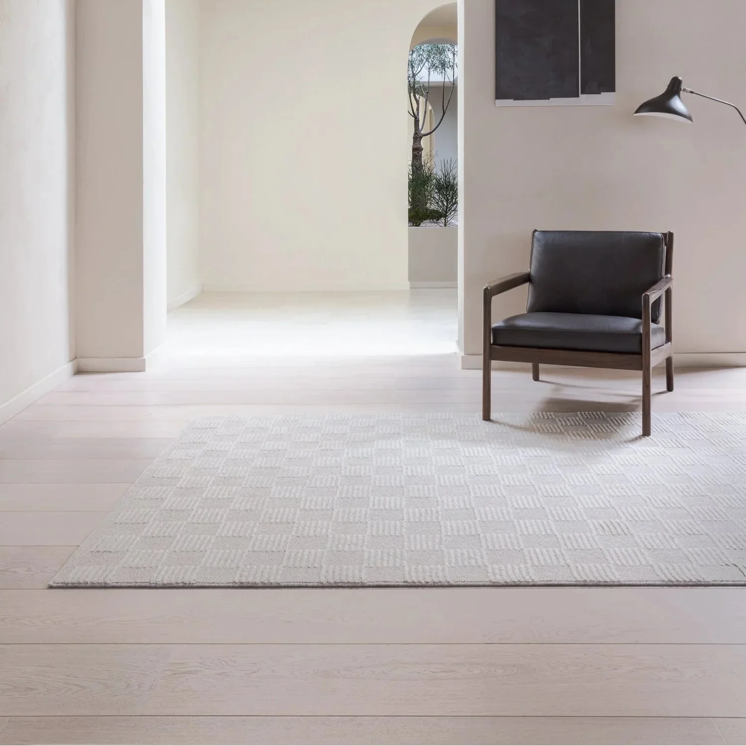 Ligne Pure Designer Rugs CHECK RUG  by Ligne Pure