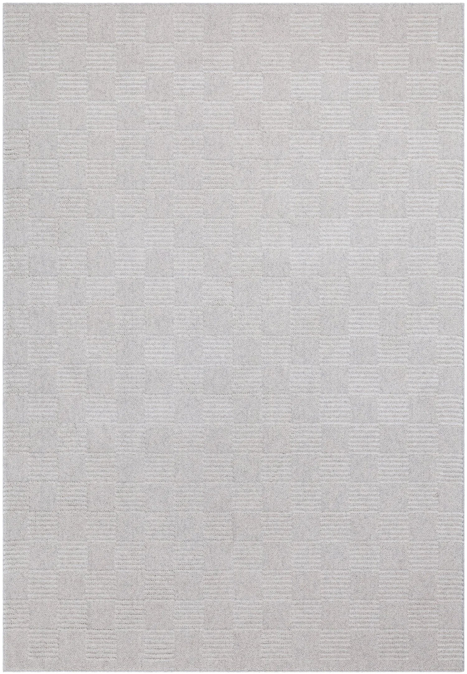 Ligne Pure Designer Rugs Grey / 160x240cm CHECK RUG  by Ligne Pure