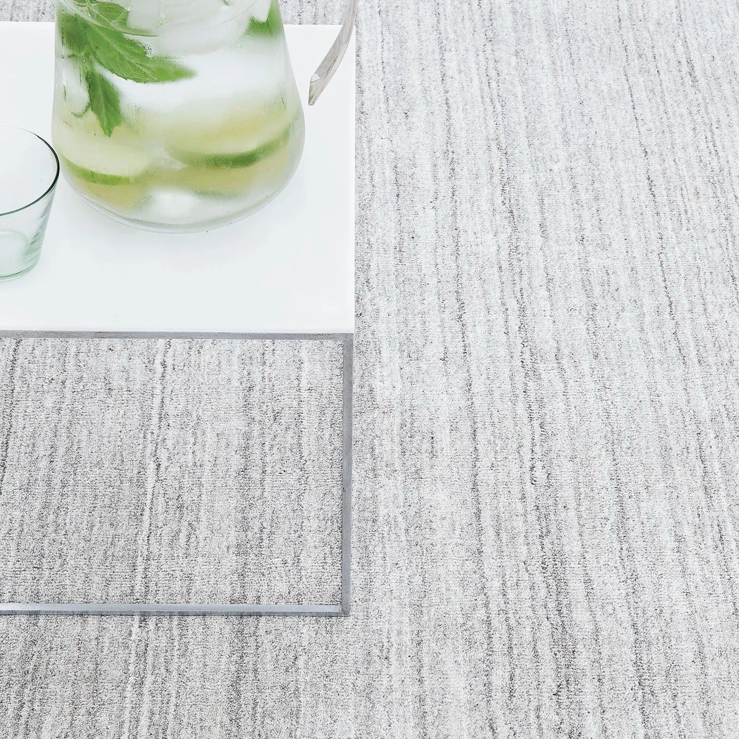 Ligne Pure Designer Rugs Grey / CM 140x200 / INCHES 4’7”x6’7” RIPPLE RUG  by Ligne Pure