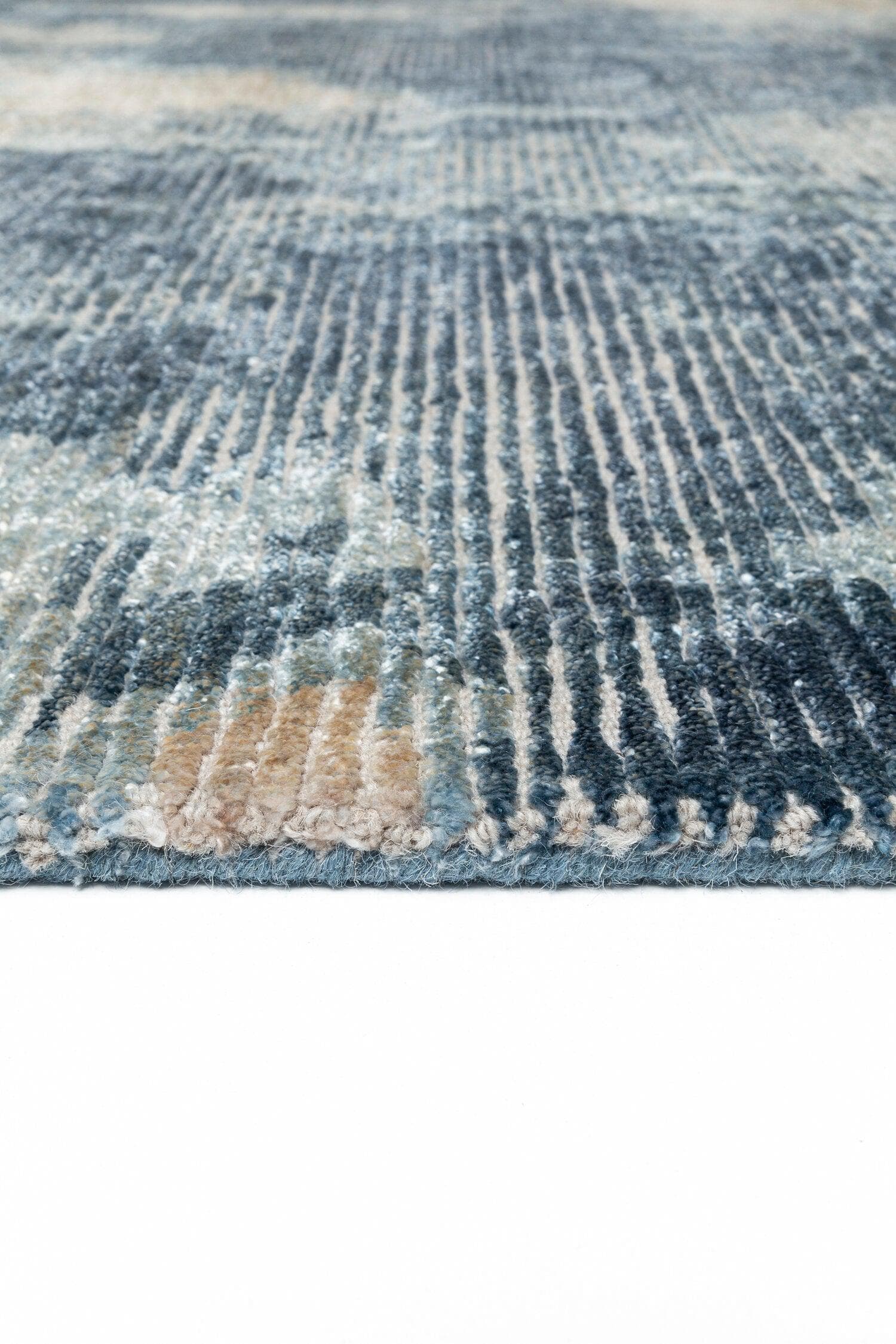 Ligne Pure Rugs ERODE (Wool/Bamboo Silk natural fibre blend) Handwoven Rug by Ligne Pure (3 colours to choose from)