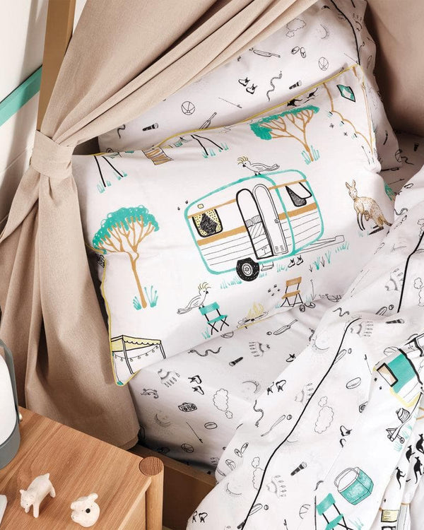 Linen House Kids Down By The River Kids 100% Cotton Duvet Cover Set in Multicolour