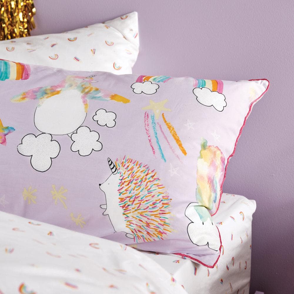 Linen House (Riva Home) Bedspread Linen House Kids Unicorniverse Kids 100% Cotton Duvet Cover Set in Multicolour