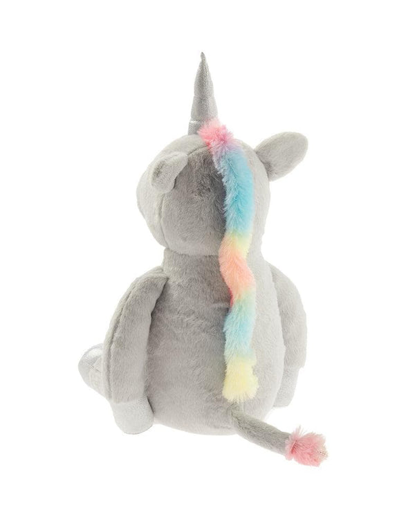 Magical Unicorn Plush Toy Grey/Multicolour by Linen House Kids