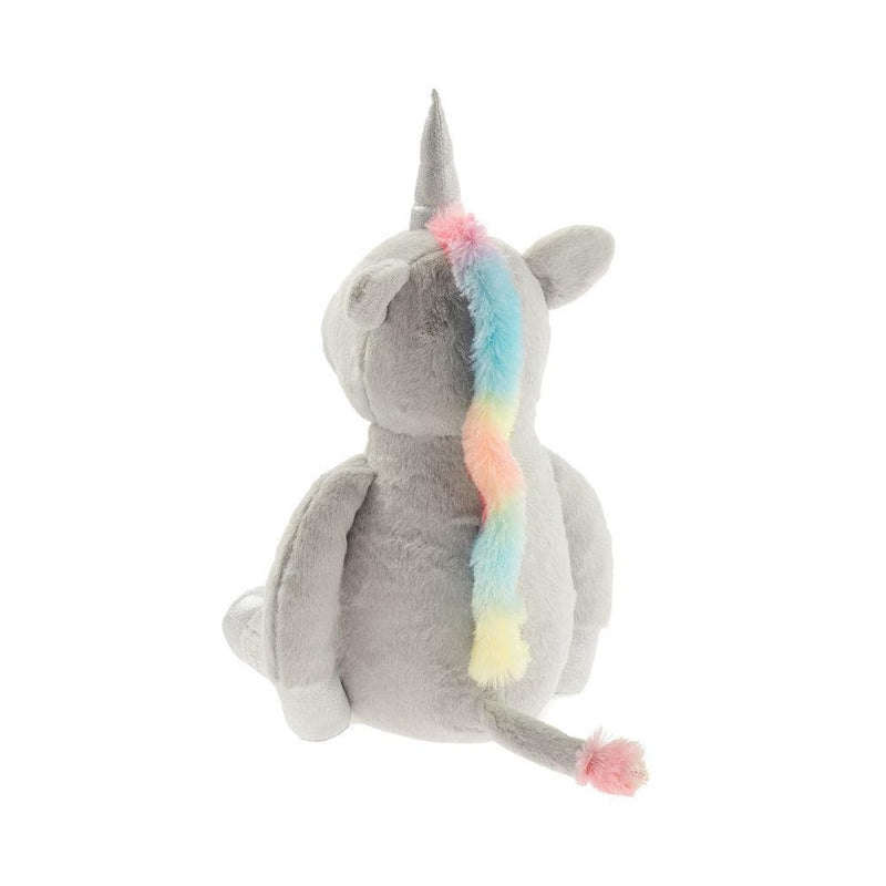 Magical Unicorn Plush Toy Grey/Multicolour by Linen House Kids
