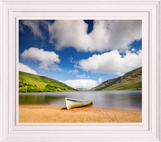LOCH NA FOOEY FRAMED PRINT – WHITE FRAME | House of Irish Art