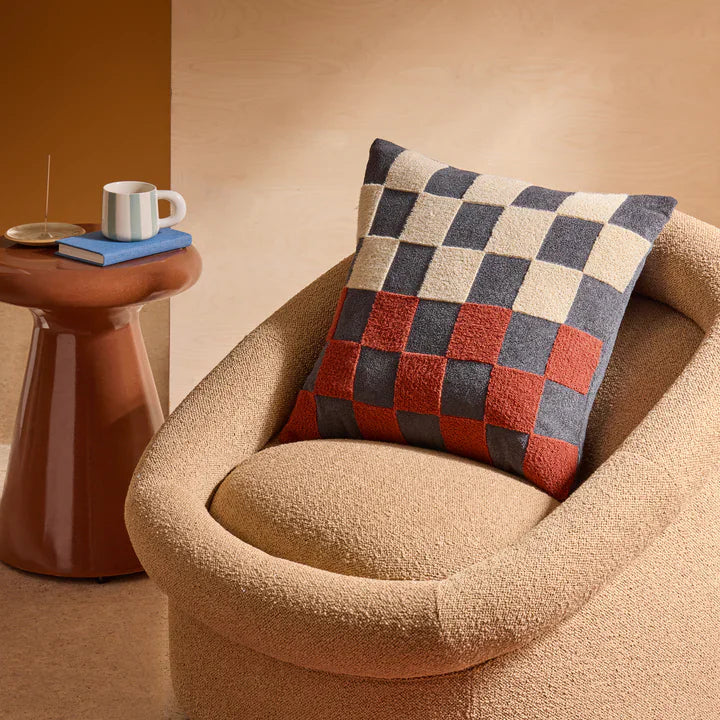 CHECKERBOARD BOUCLE CUSHION by MADE