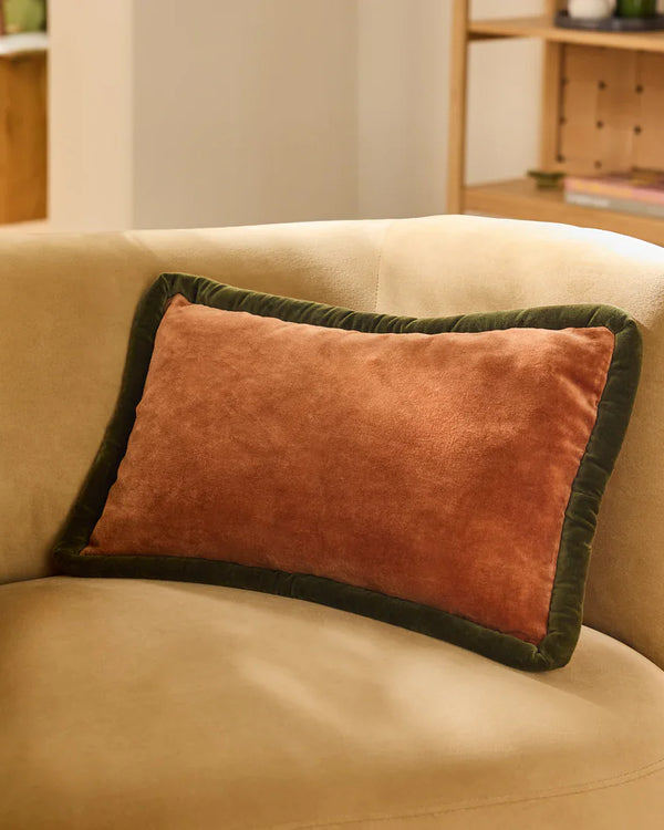 HUXLEY COTTON VELVET CUSHION by MADE