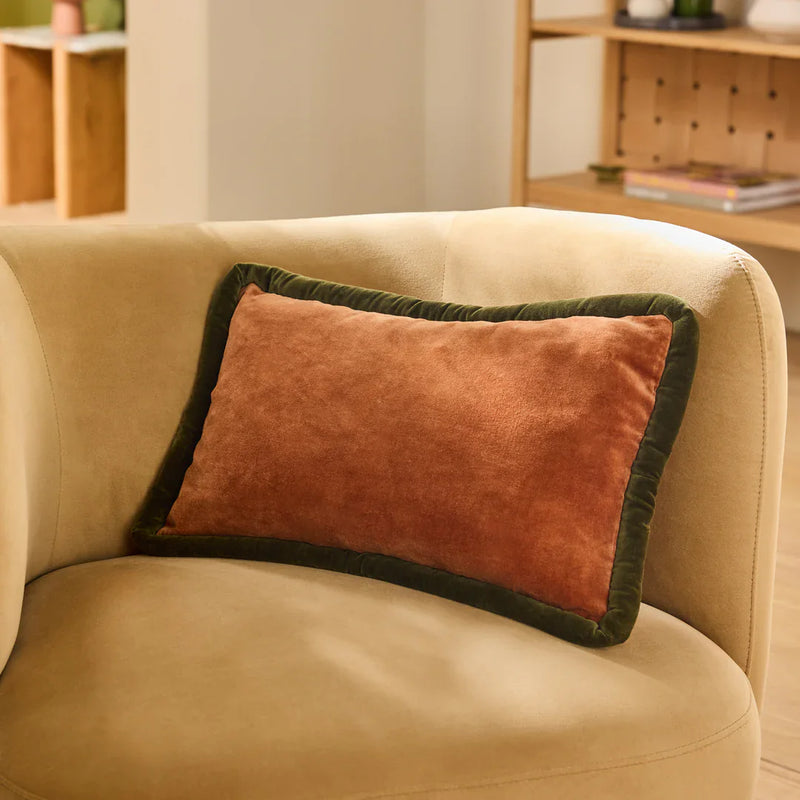 HUXLEY COTTON VELVET CUSHION by MADE