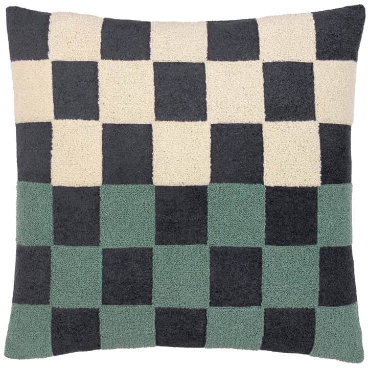 MADE (Riva Home) Cushions Marine CHECKERBOARD BOUCLE CUSHION by MADE