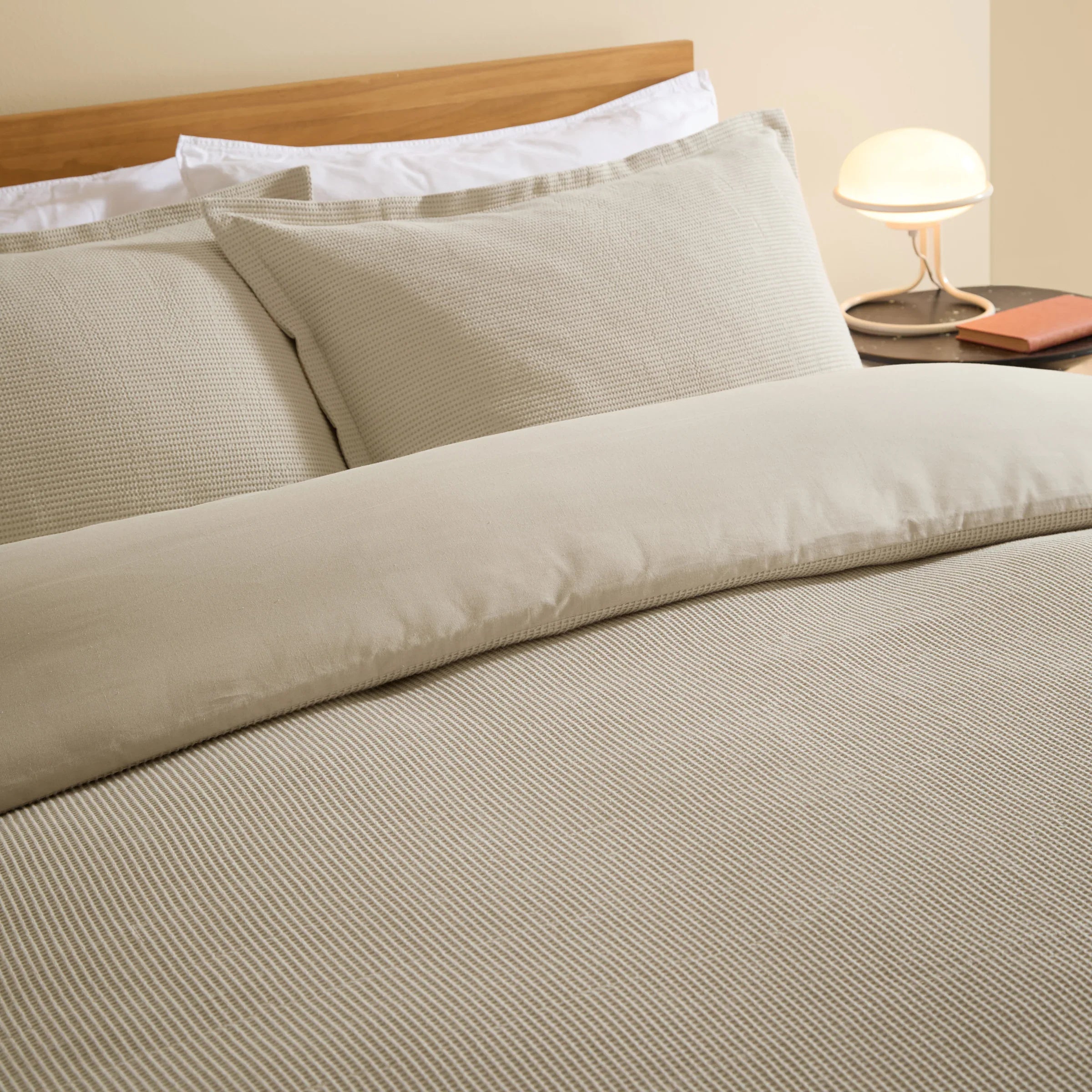 MADE (Riva Home) Duvet Cover set COSY WAFFLE 100% COTTON DUVET COVER SET by MADE