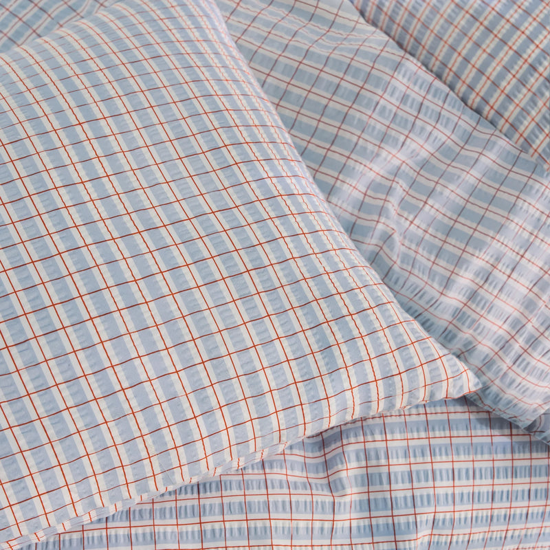 FELIX SEERSUCKER 100% COTTON DUVET COVER SET by MADE