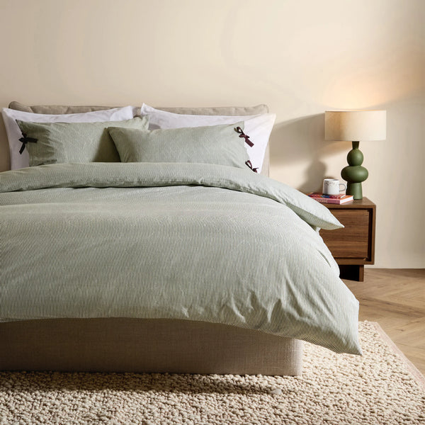 ANSEL STRIPE 100% COTTON DUVET COVER SET by MADE