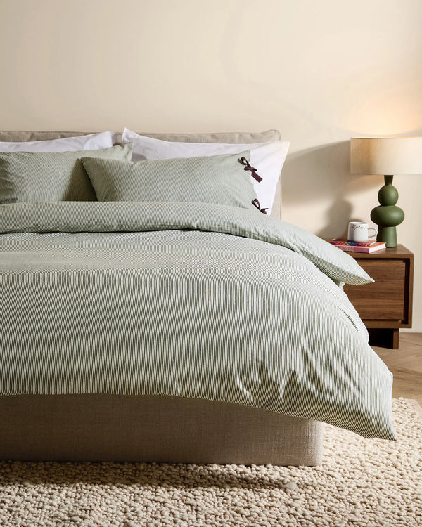 ANSEL STRIPE 100% COTTON DUVET COVER SET by MADE