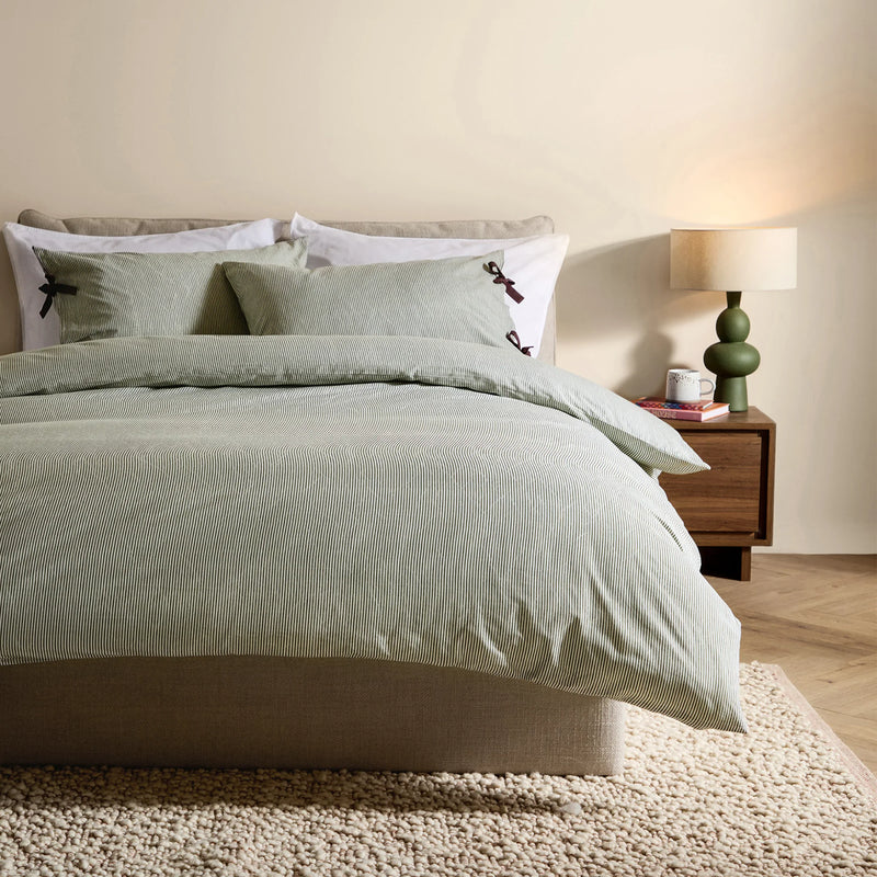 ANSEL STRIPE 100% COTTON DUVET COVER SET by MADE