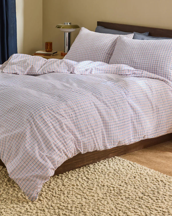 FELIX SEERSUCKER 100% COTTON DUVET COVER SET by MADE
