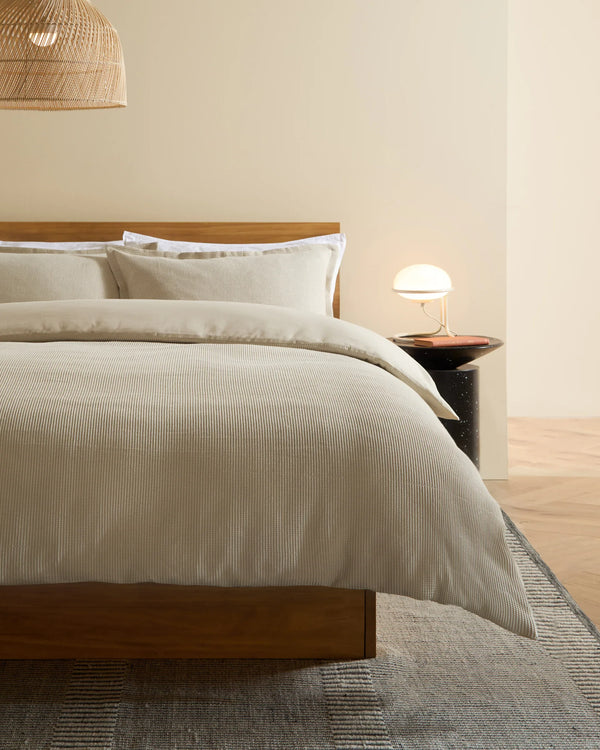 COSY WAFFLE 100% COTTON DUVET COVER SET by MADE