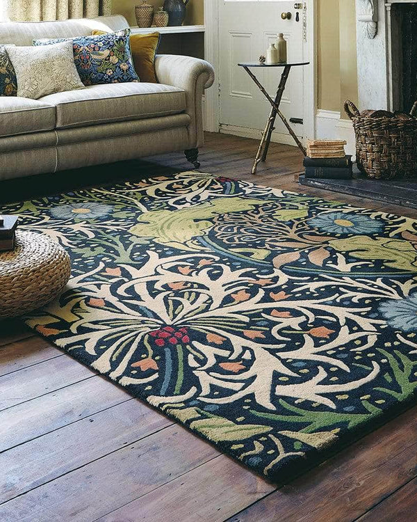 MORRIS AND CO SEAWEED AREA RUG  by Brink and Campman