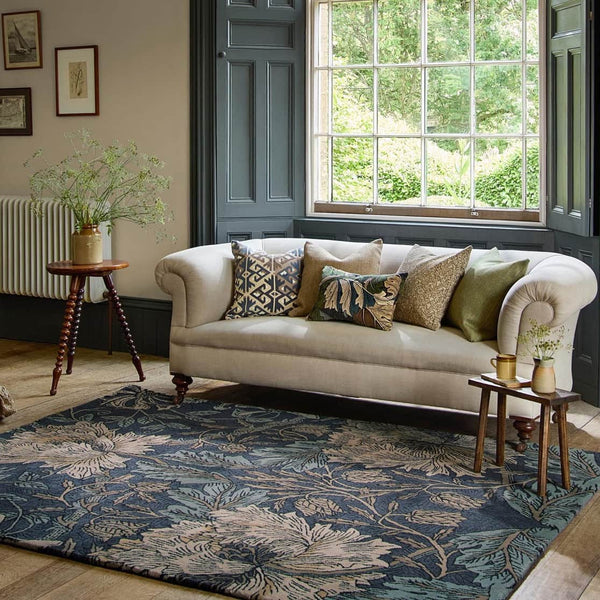 HONEYSUCKLE & TULIP PURE WOOL RUG  by Morris & Co (Brink & Campman)