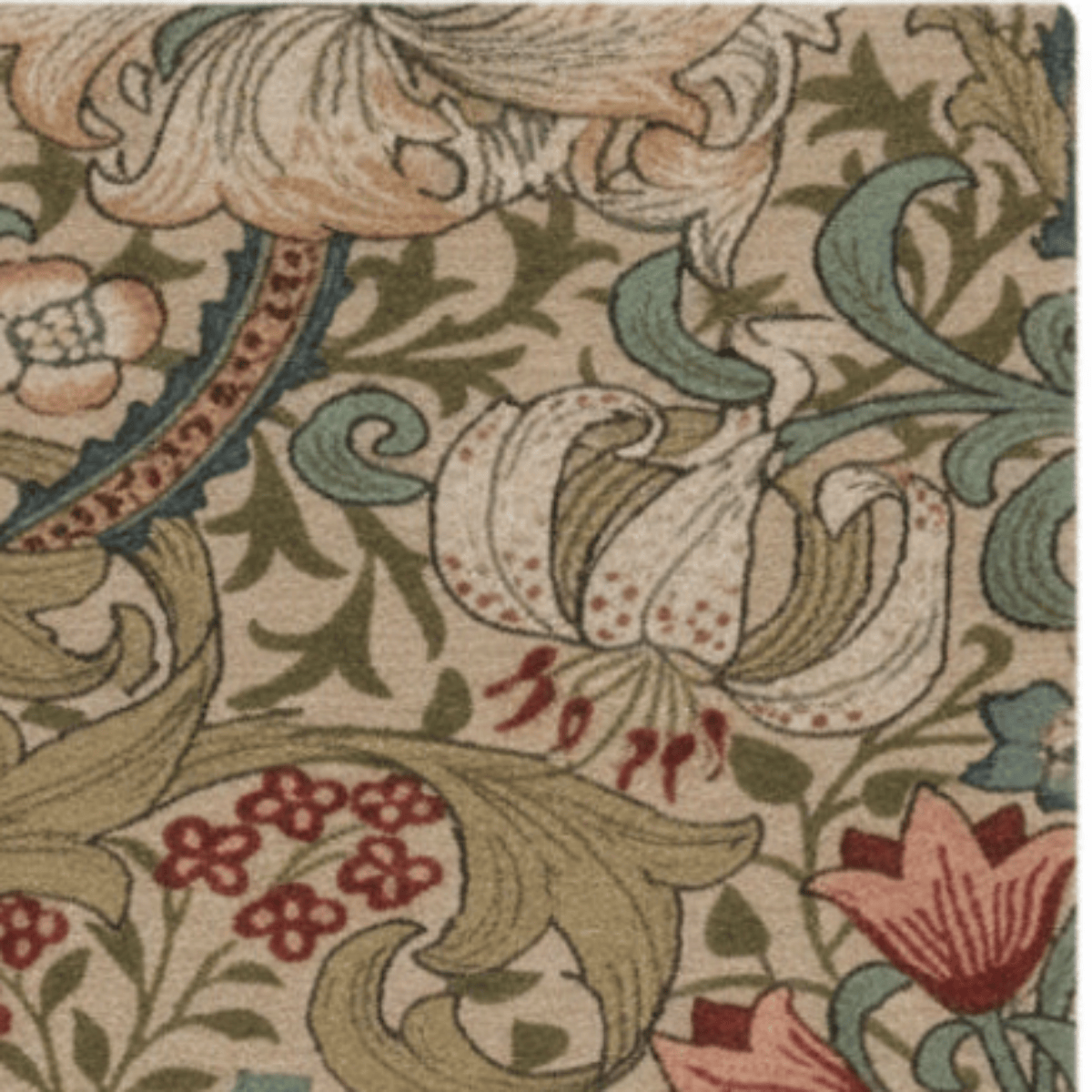 Morris & Co. (Brink & Campman) Designer Rugs GOLDEN LILY PURE WOOL RUG  by Morris & Co (Brink & Campman)