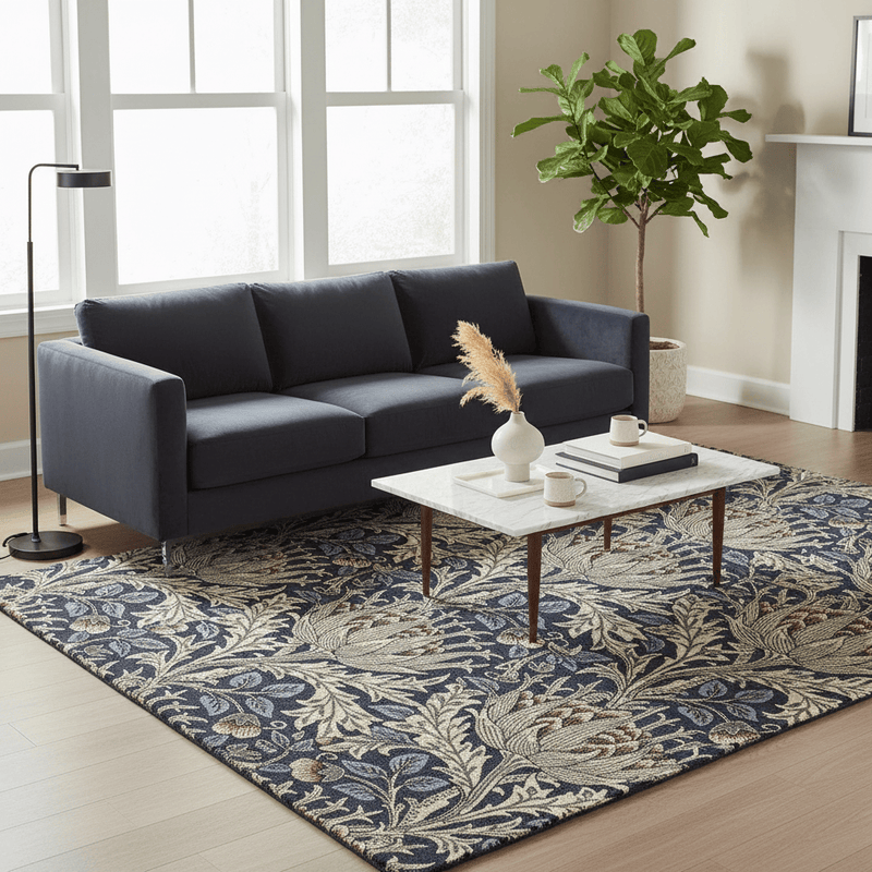 ARTICHOKE PURE WOOL RUG  by Morris & Co (Brink and Campman)