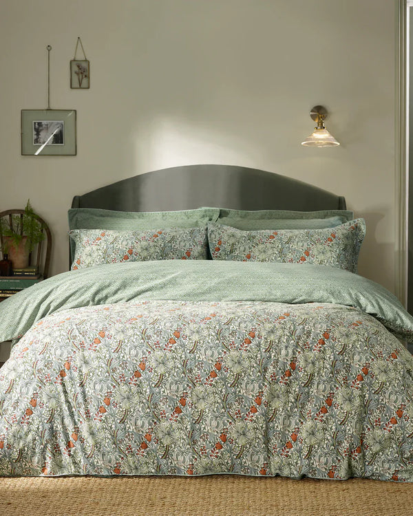 GOLDEN LILY DUVET COVER SET by William Morris at Home