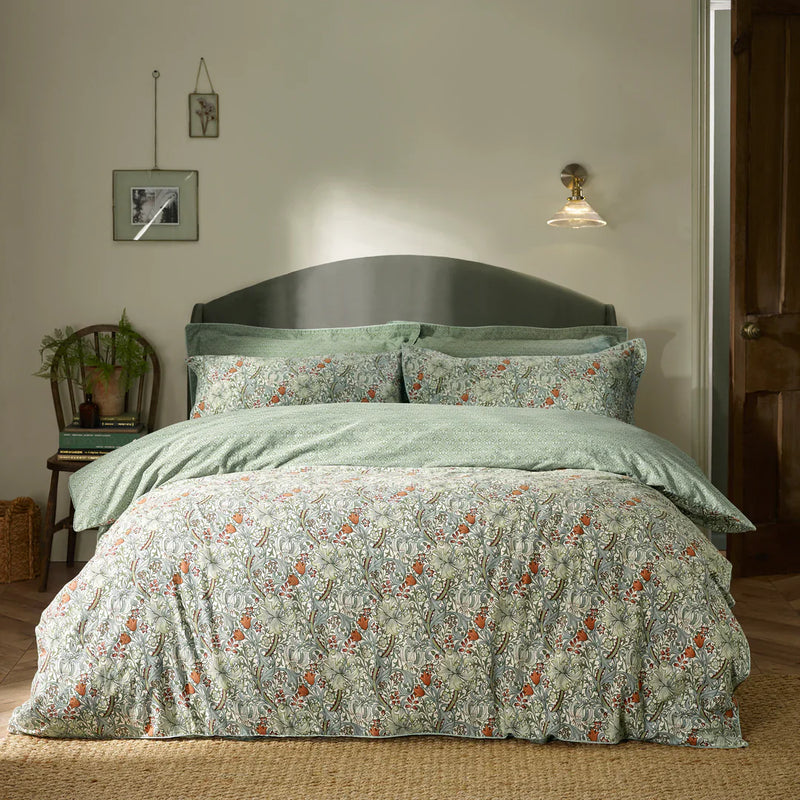 GOLDEN LILY DUVET COVER SET by William Morris at Home