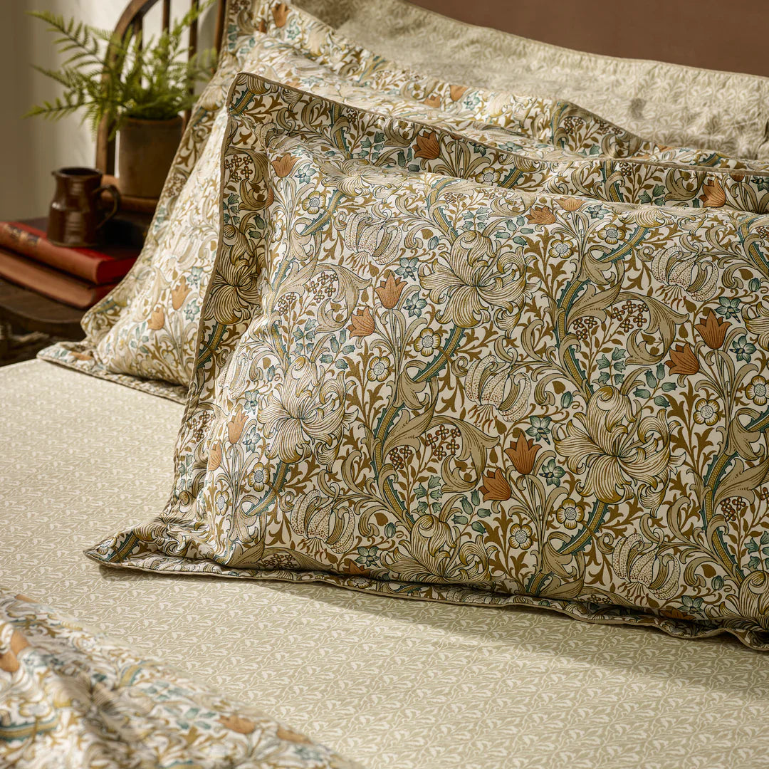 Morris & Co (Riva Home) Duvet Cover set GOLDEN LILY DUVET COVER SET by William Morris at Home