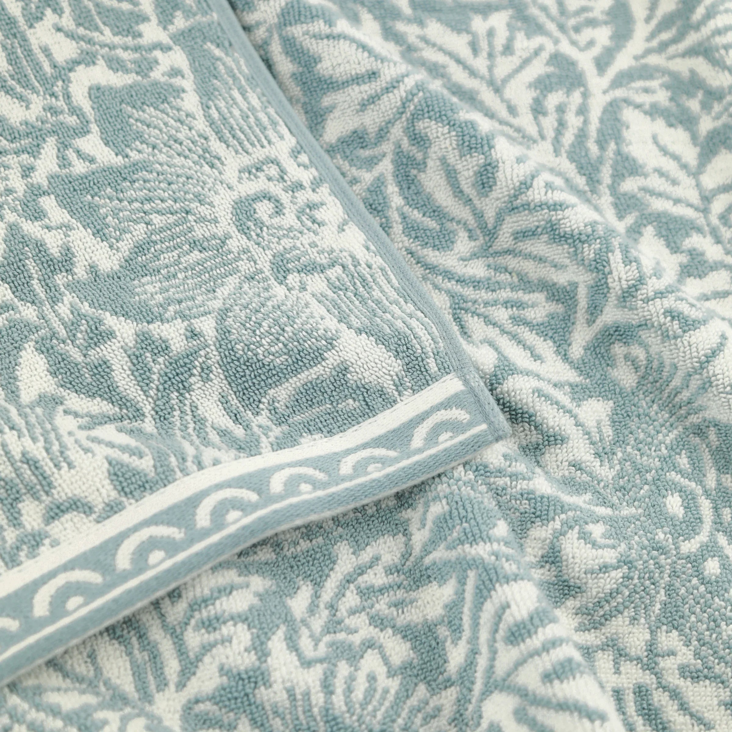 Morris & Co (Riva Home) Home Accessories BIRD & ANEMONE TOWEL COLLECTION by Morris & Co