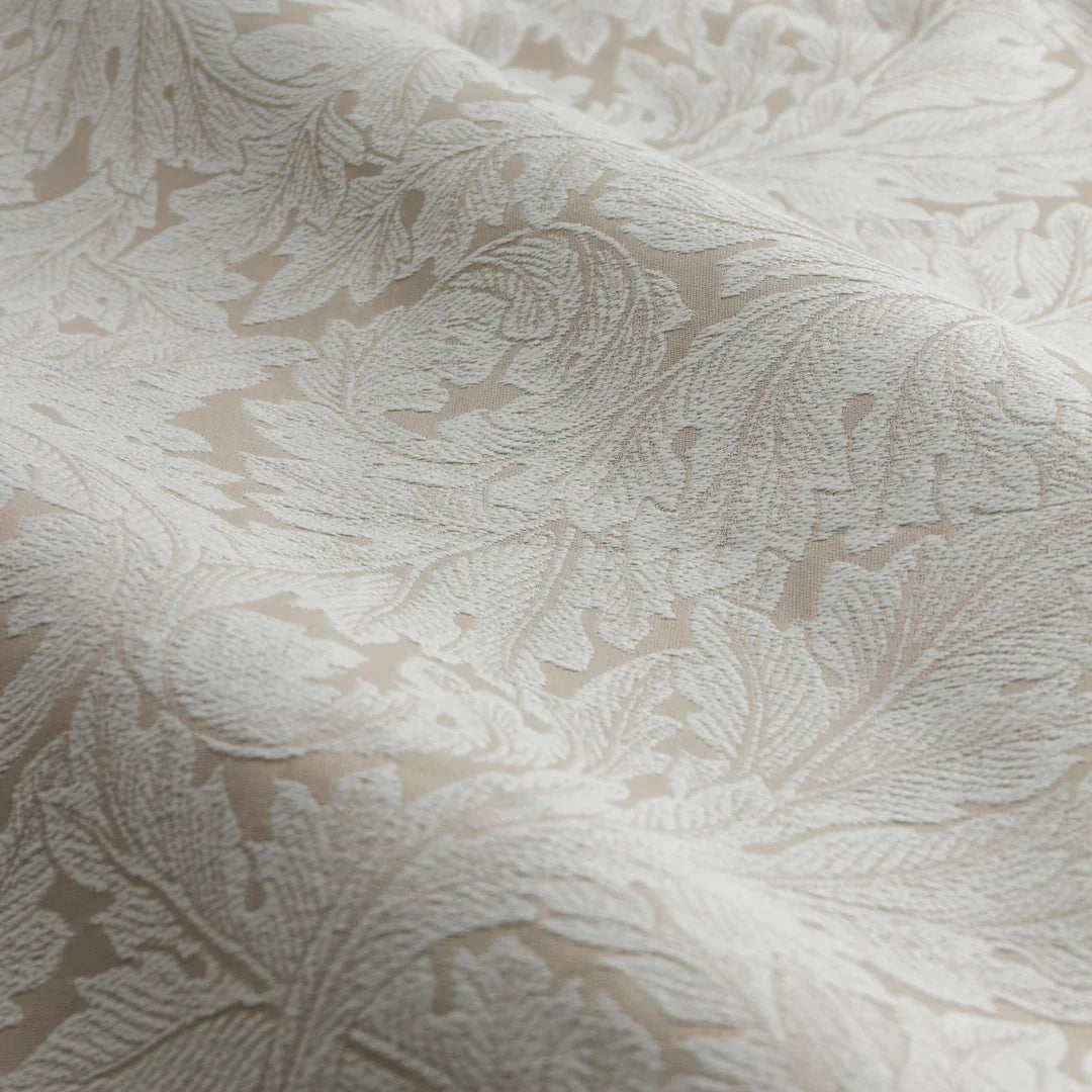 Morris & Co (Riva Home) Morris & Co Curtains ACANTHUS PENCIL PLEAT CURTAINS LINEN by Morris & Co