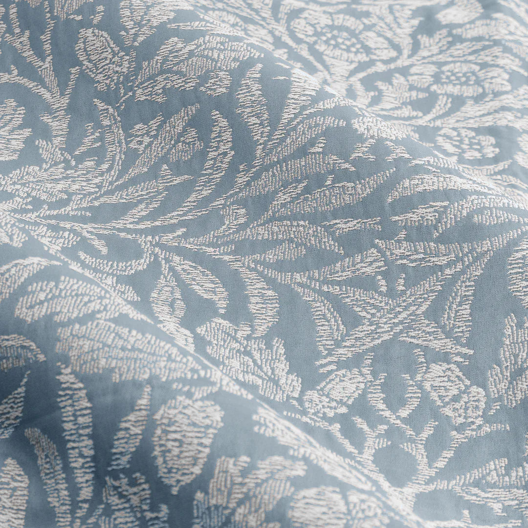 Morris & Co (Riva Home) Morris & Co Curtains ACORN TONAL PENCIL PLEAT CURTAINS WEDGEWOOD by Morris & Co