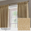 Morris & Co (Riva Home) Morris & Co Curtains Morris & Co Acorn Tonal Matt Jacquard Pencil Pleat Curtains in Gold