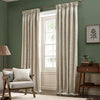 Morris & Co (Riva Home) Morris & Co Curtains Morris & Co Acorn Tonal Matt Jacquard Pencil Pleat Curtains in Ivory