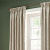 Morris & Co (Riva Home) Morris & Co Curtains Morris & Co Acorn Tonal Matt Jacquard Pencil Pleat Curtains in Ivory