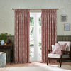 Morris & Co (Riva Home) Morris & Co Curtains Morris & Co Marigold Floral Jacquard Pencil Pleat Curtains in Russet